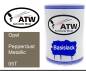 Preview: Opel, Pepperdust Metallic, 05T: 500ml Lackdose, von ATW Autoteile West.